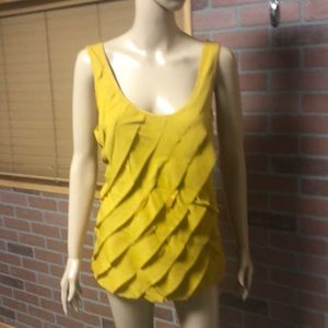 Ladies ruffled shell shirt